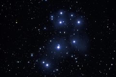 M45 Pleiades with Star Spikes
