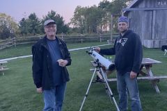 Bob Greer and Assistant with refractor